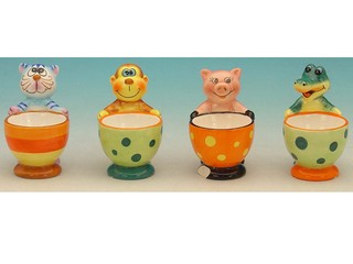 Ceramic Animal Eggcup(set of 4)