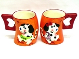 Ceramic Dog Mugs(set of 2)