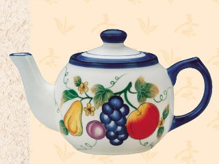 Ceramic Grape Teapot