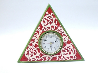 Ceramic Triangle RWG Clock