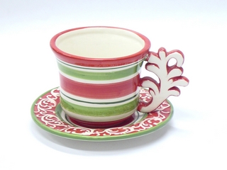 Ceramic RWG Cup & Saucer
