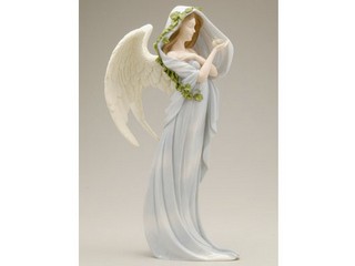 Resin Winter Angel Figurine