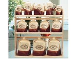 Stoneware 12-pc Canisters Set