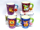 Ceramic Animal Mugs(set of 4)