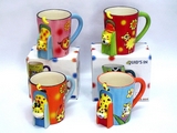 Ceramic Animal Mugs(set of 4)