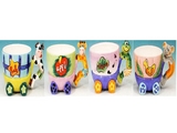 Ceramic Animal Bowls (set of 4)